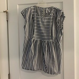 Seraphine Maternity Cotton Stripe Maternity & Nursing Top